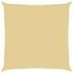 vidaXL Voile d'ombrage sable 5x5 m 100 % polyester oxford
