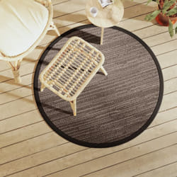 Vidaxl - Tapis d'extérieur marron Ø120 cm pp
