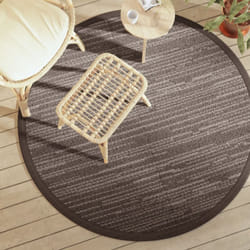 Vidaxl - Tapis d extérieur arakil marron Ø160 cm pp