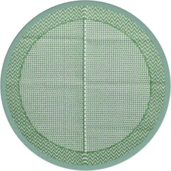 Tapis d'extérieur ARAKIL vert Ø160 cm PP vidaXL