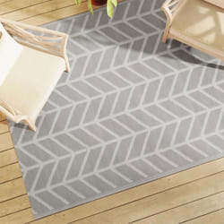vidaXL Tapis d'extérieur ARAKIL Gris 160x230 cm PP
