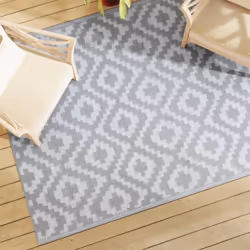 Ce tapis d’extérieur tendance est un excellent supplément décoratif à votre espace de vie extérieur ! Placez-le dans votre zo ...