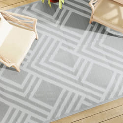 vidaXL Tapis d'extérieur ARAKIL Gris 190x290 cm PP