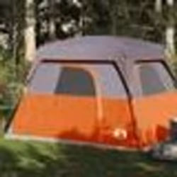 vidaXL Tente de camping de cabine 4 personnes orange imperméable