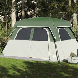 vidaXL Tente de cabine familiale 6 personnes vert imperméable