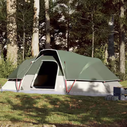 vidaXL Tente familiale à dôme 9 personnes vert imperméable