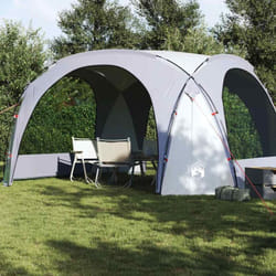 Vidaxl - Tente de réception blanc et gris imperméable
