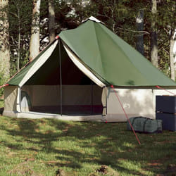 vidaXL Tente familiale tipi 6 personnes vert imperméable