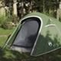 vidaXL Tente de camping tunnel 3 personnes vert imperméable