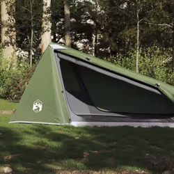 vidaXL Tente de camping tunnel 1 personne vert imperméable
