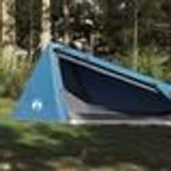 vidaXL Tente de camping tunnel 1 personne bleu imperméable