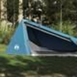 vidaXL Tente de camping tunnel 1 personne bleu imperméable