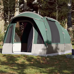 Cette tente de camping à l'aspect moderne vous protège des intempéries et vous offre un espace confortable pour vos aventures ...