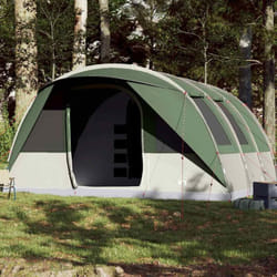 Vidaxl - Tente familiale tunnel 7 personnes vert imperméable