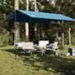 vidaXL Bâche de camping bleu 360x294 cm imperméable