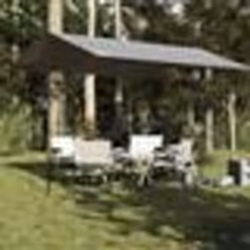 vidaXL Bâche de camping gris et orange 400x294 cm imperméable