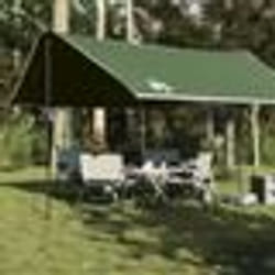 vidaXL Bâche de camping vert 430x380x210 cm imperméable