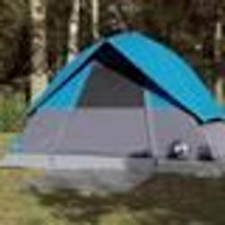 vidaXL Tente de camping à dôme 3 personnes bleu imperméable
