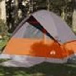 vidaXL Tente de camping à dôme 4 personnes orange imperméable