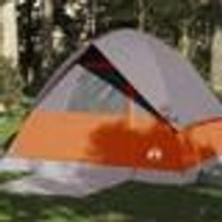 vidaXL Tente de camping à dôme 4 personnes orange imperméable