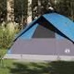 vidaXL Tente familiale à dôme 6 personnes bleu imperméable