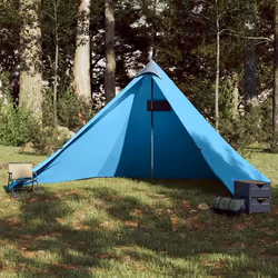 vidaXL Tente familiale tipi 7 personnes bleu imperméable