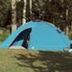 vidaXL Tente de camping 8 personnes bleu imperméable