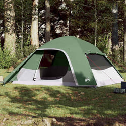vidaXL Tente familiale à dôme 6 personnes vert imperméable