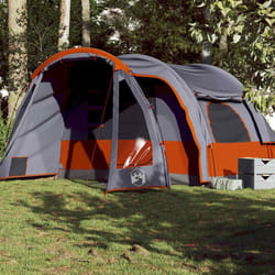vidaXL Tente familiale 6 personnes orange imperméable