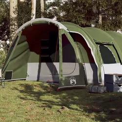 vidaXL Tente familiale tunnel 8 personnes vert imperméable