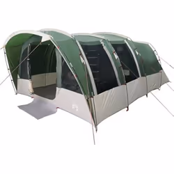 vidaXL Tente familiale tunnel 8 personnes vert imperméable