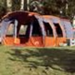 vidaXL Tente familiale tunnel 8 personnes gris imperméable