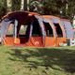 vidaXL Tente familiale tunnel 8 personnes gris imperméable
