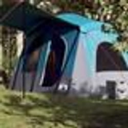 vidaXL Tente de camping de cabine 5 personnes bleu imperméable