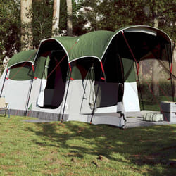 vidaXL Tente familiale tunnel 8 personnes vert imperméable