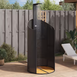 Description générale Profitez d'une douche rafraîchissante en plein air grâce à cette douche d'extérieur en résine tressée. C ...