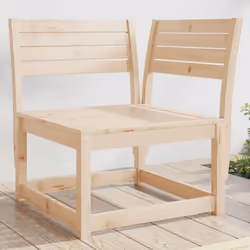 Ce canapé de jardin en bois sera un excellent supplément à votre jardin, terrasse ou patio pour discuter en famille et entre  ...