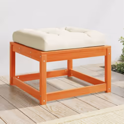 Ce repose-pied de jardin en bois sera un excellent supplément à votre jardin, terrasse ou patio pour discuter en famille et e ...