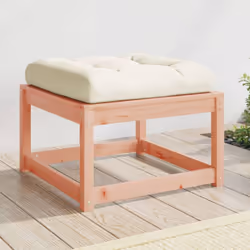 Ce repose-pied de jardin en bois sera un excellent supplément à votre jardin, terrasse ou patio pour discuter en famille et e ...