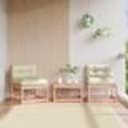 vidaXL Canapés de jardin avec coussins 2pcs bois massif douglas