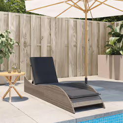VidaXL 368280 chaise d'extérieur Linge Siège rembourré Polyuréthane, Acier Gris
