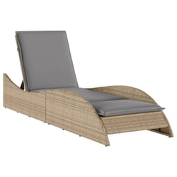 VidaXL 368281 chaise d'extérieur Linge Siège rembourré Polyuréthane, Acier Gris