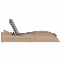 VidaXL 368281 chaise d'extérieur Linge Siège rembourré Polyuréthane, Acier Gris - Vue supplémentaire 5
