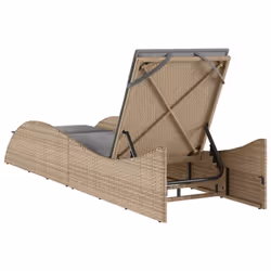 VidaXL 368281 chaise d'extérieur Linge Siège rembourré Polyuréthane, Acier Gris - Vue supplémentaire 6