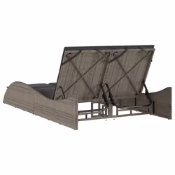 VidaXL 368289 chaise d'extérieur Linge Siège rembourré Polyuréthane, Acier Gris - Vue supplémentaire 6