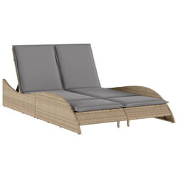 VidaXL 368290 chaise d'extérieur Linge Siège rembourré Polyuréthane, Acier Gris