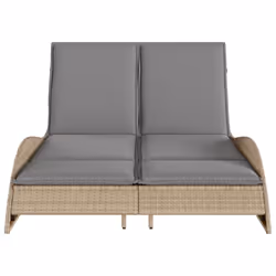 VidaXL 368290 chaise d'extérieur Linge Siège rembourré Polyuréthane, Acier Gris - Vue supplémentaire 4