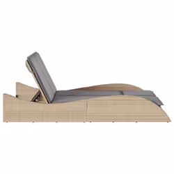 VidaXL 368290 chaise d'extérieur Linge Siège rembourré Polyuréthane, Acier Gris - Vue supplémentaire 5