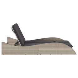VidaXL 368292 chaise d'extérieur Linge Siège rembourré Polyuréthane, Acier Gris - Vue supplémentaire 5