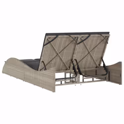 VidaXL 368292 chaise d'extérieur Linge Siège rembourré Polyuréthane, Acier Gris - Vue supplémentaire 6